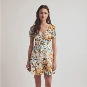 Favorite Daughter The Beloved Floral Minidress in Botanical Tangle